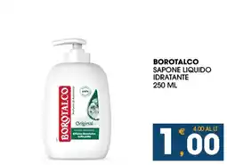 SeBón Supermercati Borotalco sapone liquido idratante offerta