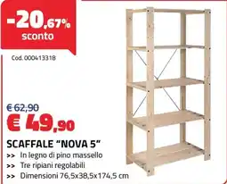 Eurobrico Scaffale "Nova 5" offerta