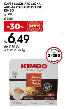 Bennet Caffè macinato moka aroma italiano deciso kimbo offerta