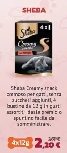 Joe Zampetti Sheba Creamy snack cremoso per gatti offerta