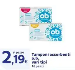 Sigma Superstore Tamponi assorbenti o.b. offerta