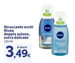 Sigma Superstore Struccante occhi Nivea doppia azione, extra delicato offerta