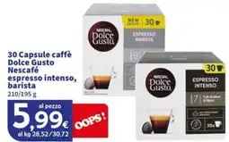 Sigma Superstore Caffè Dolce Gusto Nescafé espresso intenso, barista offerta