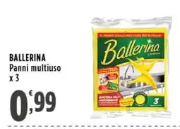 Rossotono Carrefour Ballerina Panni multiuso offerta