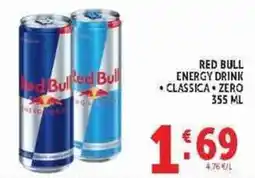 Deco Supermercati Red Bull Energy Drink Classica Zero offerta