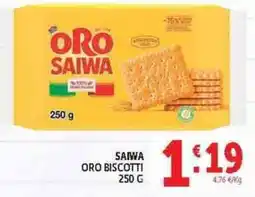 Deco Superstore Oro Saiwa Biscotti offerta