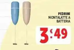 Deco Superstore Pedrini montalatte a batteria offerta