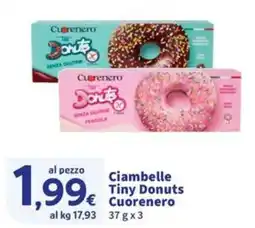Sigma Superstore Ciambelle Tiny Donuts Cuorenero offerta