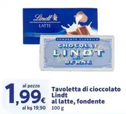 Sigma Superstore Tavoletta di cioccolato Lindt al latte, fondente offerta