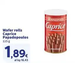 Sigma Superstore Wafer rolls Caprice Papadopoulos offerta
