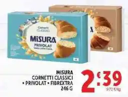Deco Supermercati Misura cornetti classici offerta