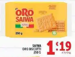 Deco Supermercati Saiwa oro biscotti offerta