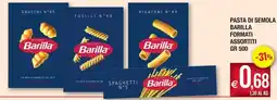 Palmarket Pasta di semola Barilla offerta