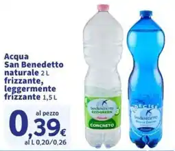 Sigma Superstore Acqua San Benedetto naturale offerta