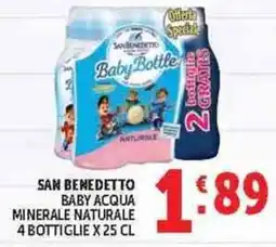 Deco Superstore San Benedetto Baby Acqua Minerale Naturale offerta