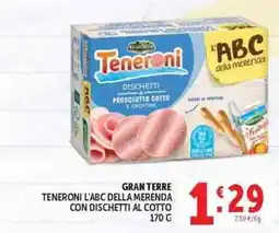 Deco Superstore Teneroni l'abc della merenda con dischetti al cotto offerta