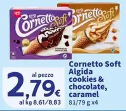 Sigma Superstore Cornetto Soft Algida cookies & chocolate, caramel offerta