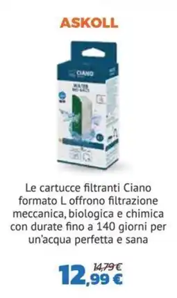 Joe Zampetti Cartucce filtranti Ciano formato offerta
