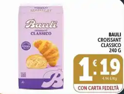 Deco Superstore Bauli croissant classico offerta
