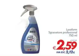 Iper Super Conveniente Lysoform Sgrassatore professionale offerta