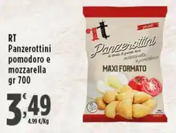 Rossotono Carrefour Panzerottini pomodoro e mozzarella offerta