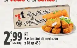 Rossotono Carrefour Bastoncini di merluzzo offerta