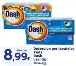 Sigma Superstore Detersivo per lavatrice Pods Dash offerta