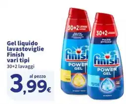 Sigma Superstore Gel liquido lavastoviglie Finish vari tipi offerta