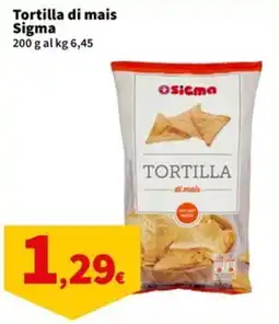 Sigma Superstore Tortilla di mais Sigma offerta