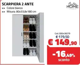 Eurobrico Scarpiera 2 ante Bella Home offerta
