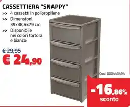 Eurobrico Cassettiera "Snappy" offerta