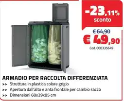 Eurobrico Armadino per raccolta differenziata offerta
