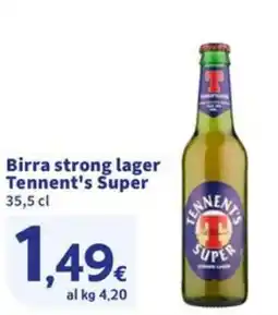 Sigma Superstore Birra strong lager Tennent's Super offerta