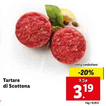Lidl Tartare di Scottona offerta