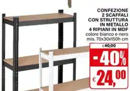 Il Gigante Scaffali con struttura in metallo offerta