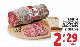 Deco Superstore Renzini capocollo stagionato offerta