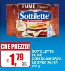 Il Gigante Sottilette fumé con scamorza le specialità offerta