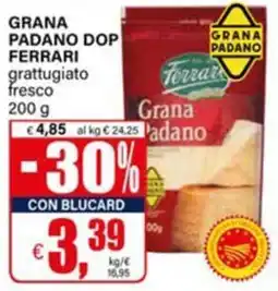 Il Gigante Grana Padano DOP Ferrari grattugiato fresco offerta