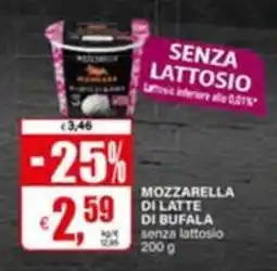 Il Gigante Mozzarella di latte di bufala senza lattosio offerta