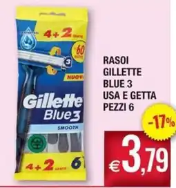 Palmarket Rasoi Gillette Blue 3 offerta