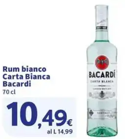 Sigma Superstore Rum bianco Carta Bianca Bacardi offerta