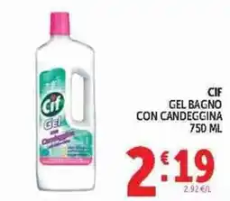 Deco Superstore Cif gel bagno con candeggina offerta