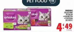Deco Superstore Whiskas selezione assortita in salsa offerta
