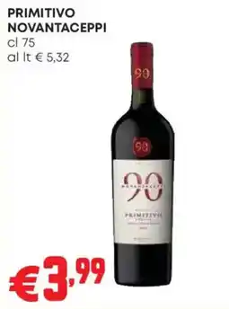 Pam Primitivo Novantaceppi offerta