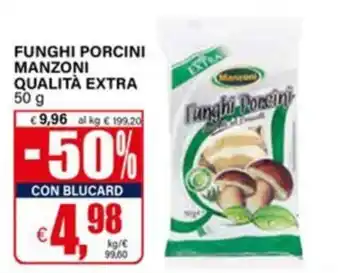 Funghi Porcini Manzoni