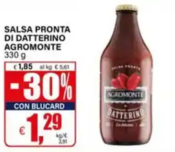 Il Gigante Salsa pronta di datterino Agromonte offerta