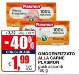 Il Gigante Omogeneizzato alla carne Plasmon offerta