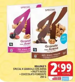 Deco Supermercati Kellogg's Special K Granola con Avena offerta