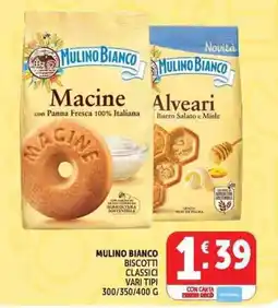Deco Supermercati Mulino Bianco biscotti classici vari tipi offerta