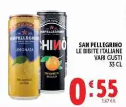 Deco Superstore San Pellegrino le bibite italiane offerta